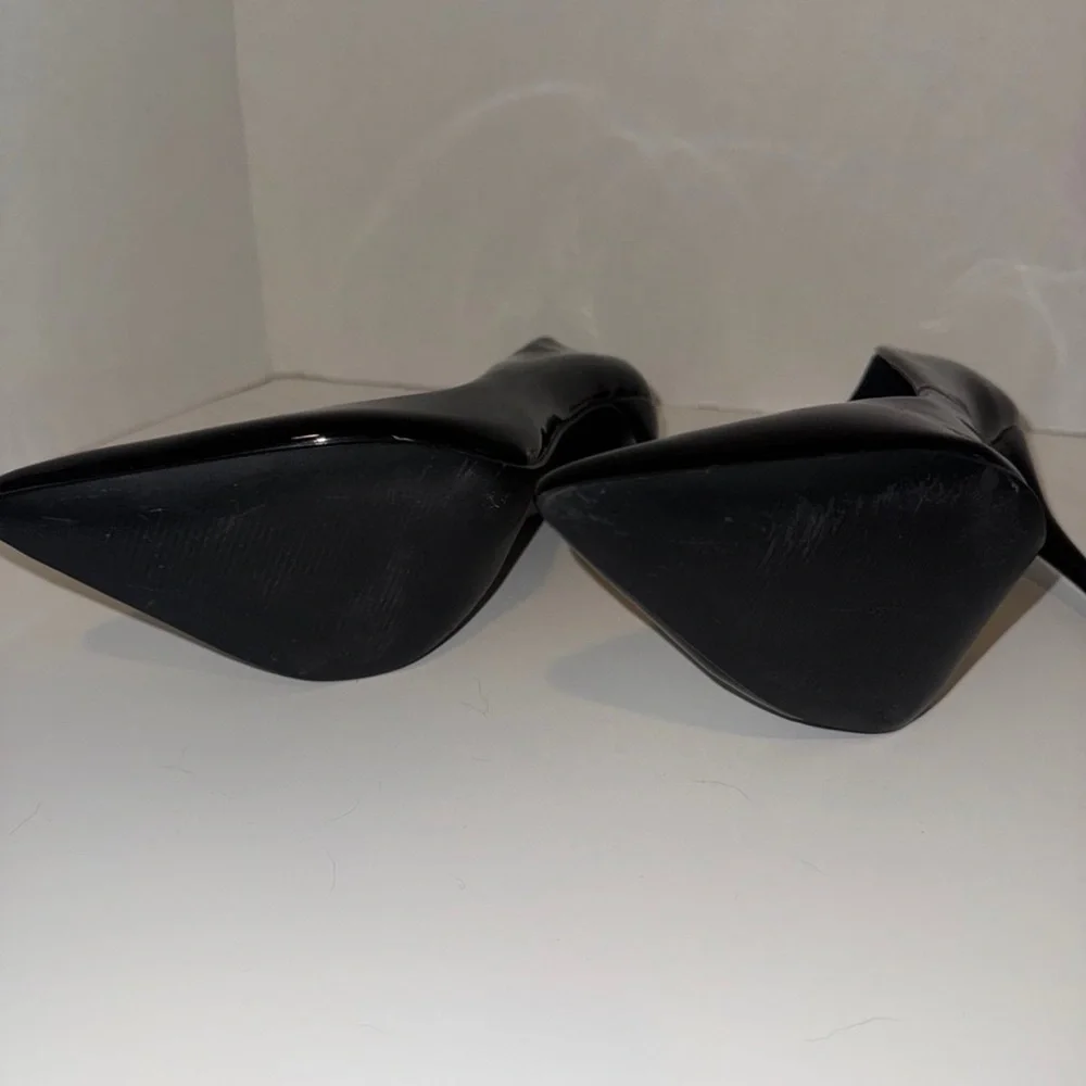 Steve Madden Black Patent Stilettos Sz 8 - Picture 8 of 9